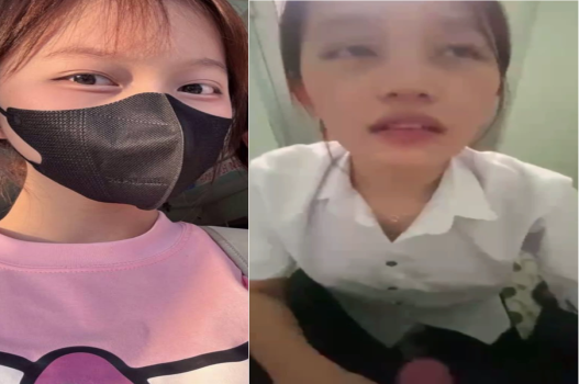 Nữ sinh mê bú cặc bạn trong phòng vệ sinh