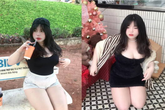 Vú bự làm con chim bé nhỏ ngại ngùng